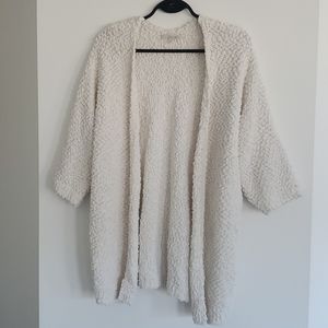 Oversize sherpa cardigan